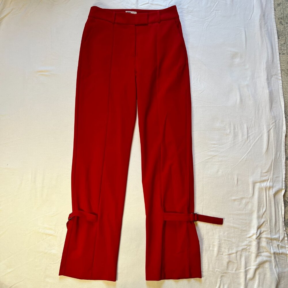 LITA‎ by Ciara Military Suit Pant Color Lipstick Red Size Large - Picture 2 of 12